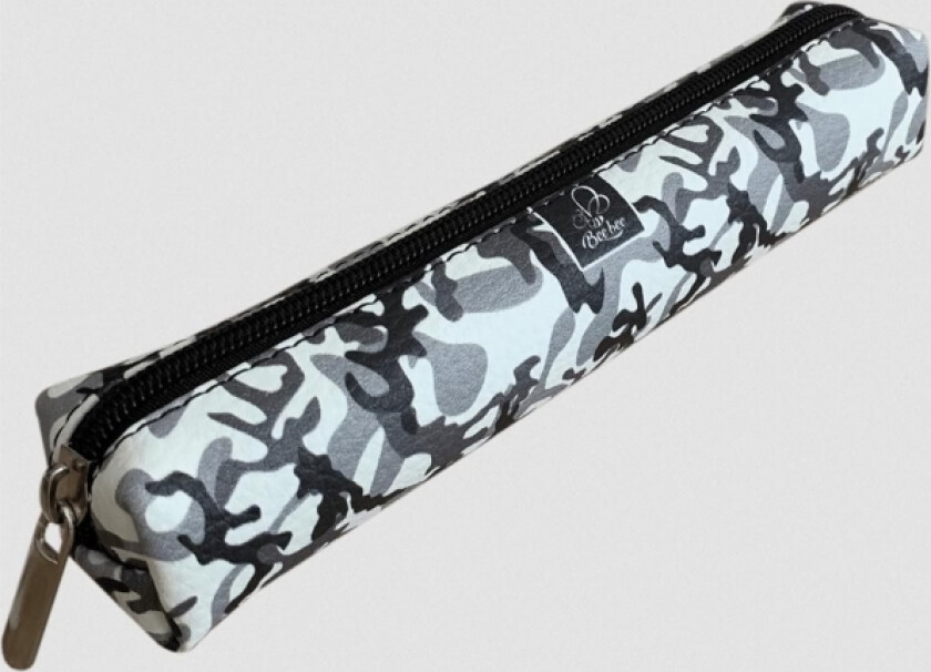 Pencil Case Bee-Bee Pencil Case Mini Rectangle Camouflage Gray