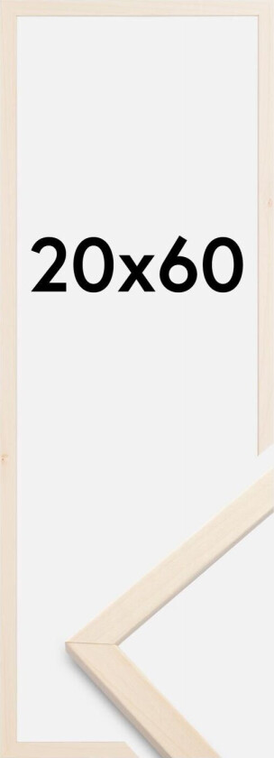 Ramme Edsbyn Akrylglass Lønn 20x60 Cm