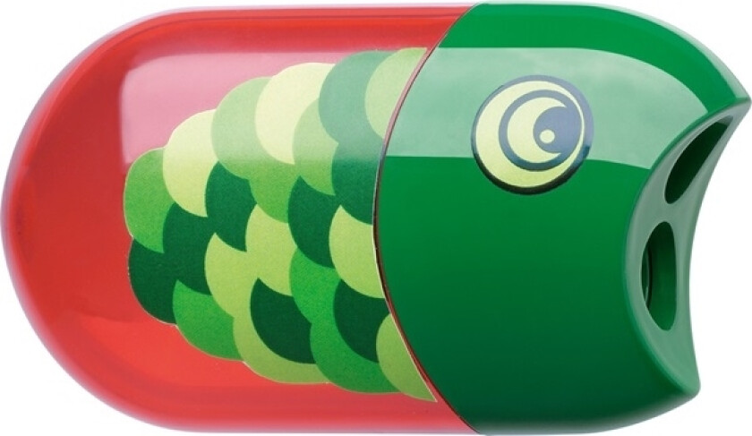 Bilde av 183525, Manuell Blyantspisser, Grønn, Rød