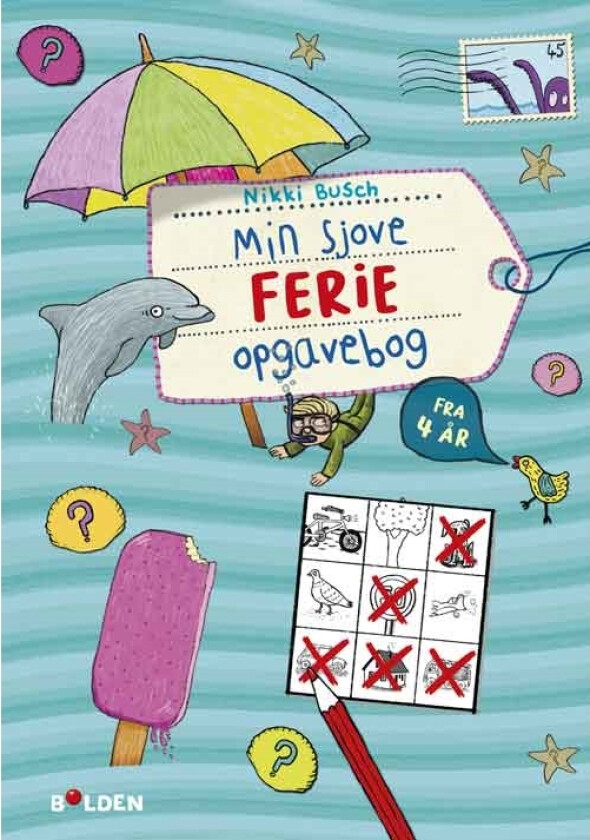 Min Sjove Ferie-Opgavebog - Fra 4 År