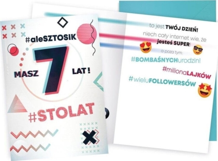 Kukartka Bursdagskort Med 7 Uttrykksikoner