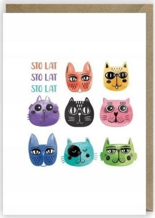 Bursdagskort, Øko Konvolutt K017