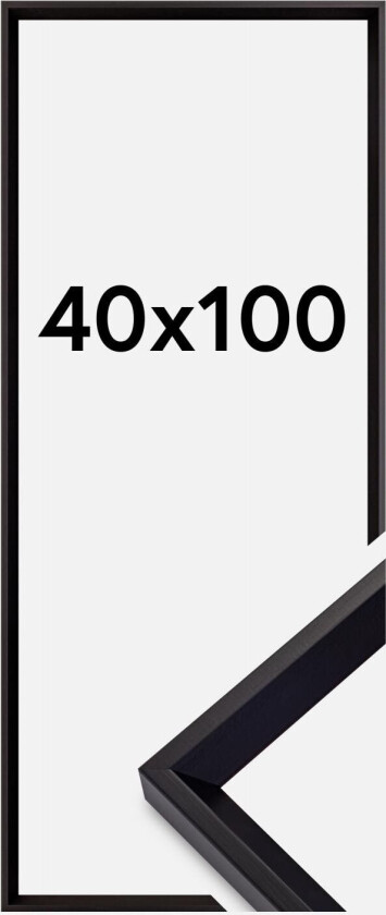 Ramme Globe Akrylglass Svart 40x100 Cm