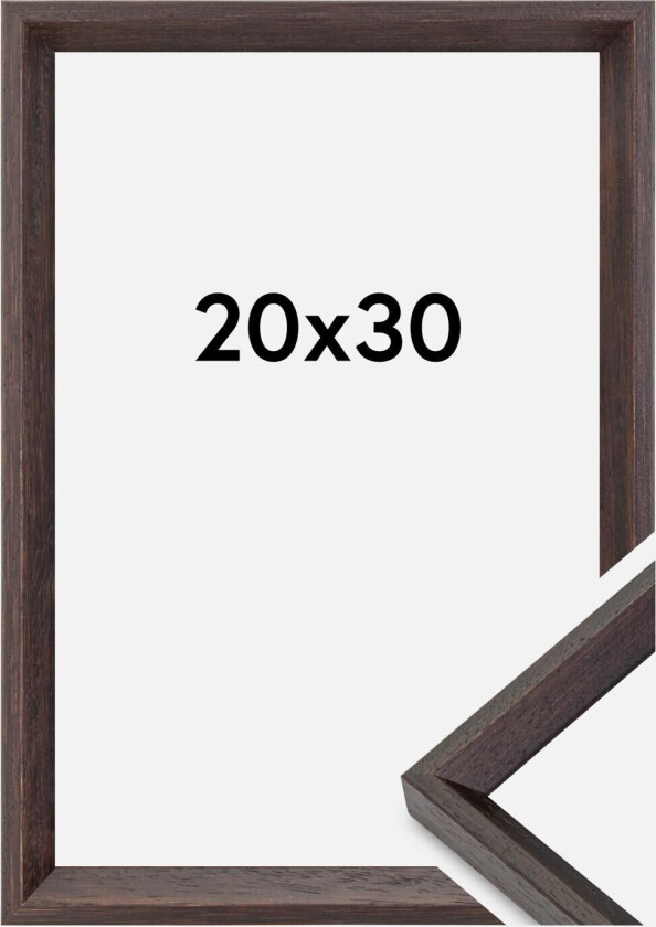 Ramme Globe Akrylglass Espresso 20x30 Cm