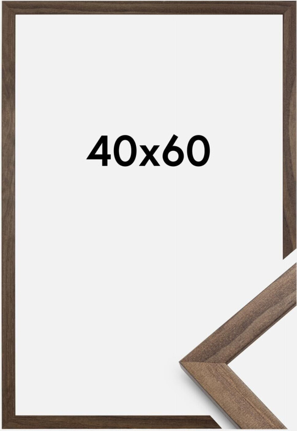 Ramme Stilren Akrylglass Valnøtt 40x60 Cm