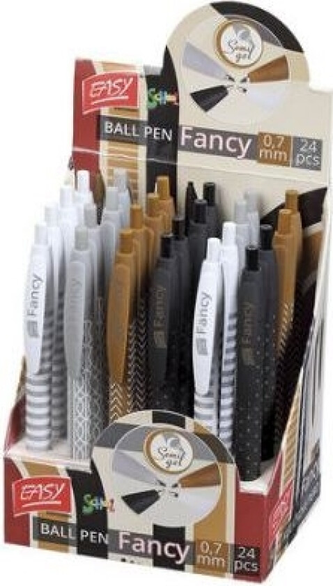 Fancy Blå Uttrekkbar Kulepenn 24 Stk 838111