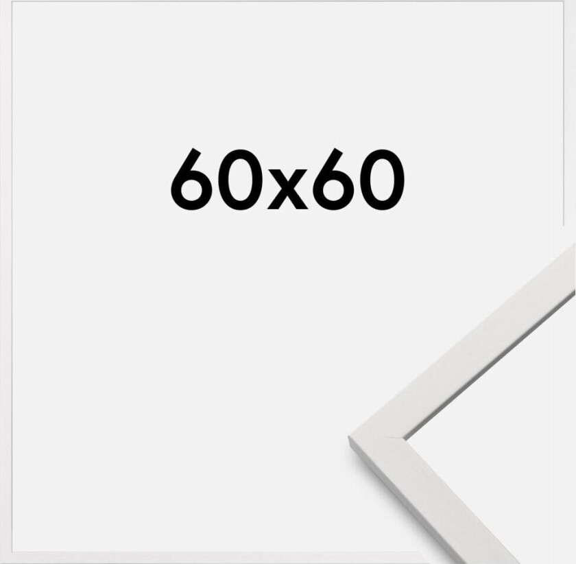 Ramme Edsbyn Akrylglass Hvit 60x60 Cm