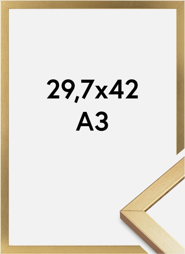 Ramme Minerva Akrylglass Gull 29,7x42 Cm (A3)