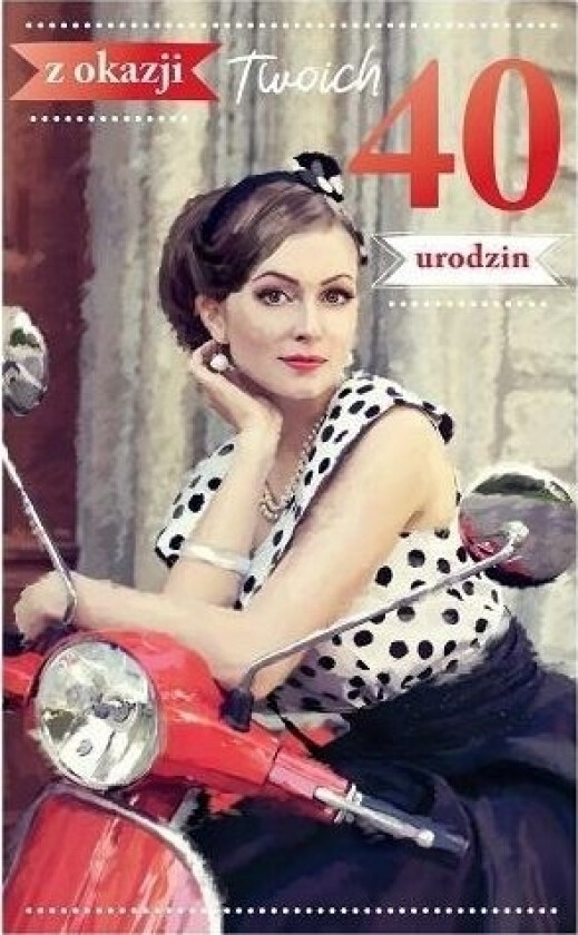 Abcard Gratulasjonskort Bursdag 40 P07