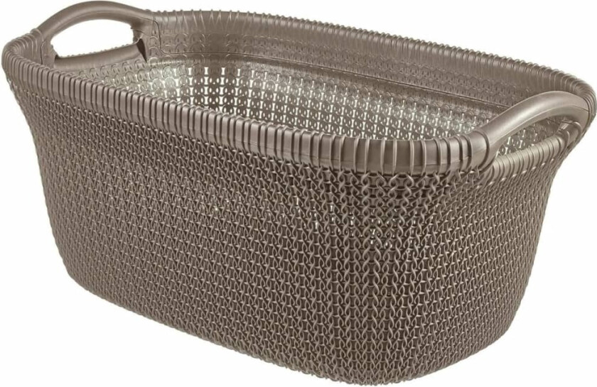 Skittentøyskurv Knit 40L metallisk brun