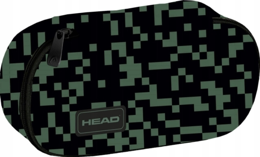 Pencil Case Sachet Oval 1 Zip Head Green Bricks Astra 503024069