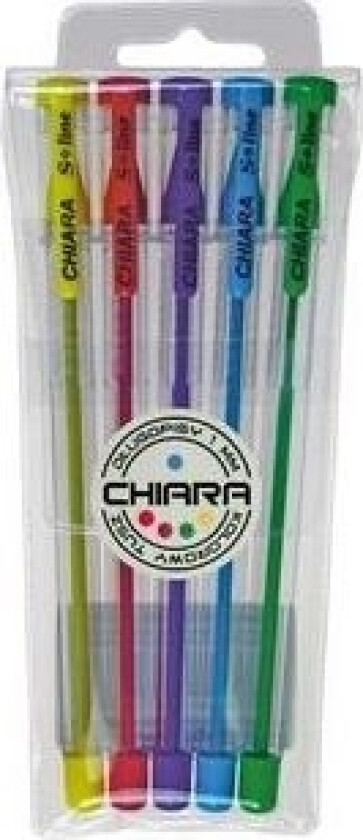 Spark Line Chiara Kulepenn 0,7 Mm 5 Farger Etui (165676)