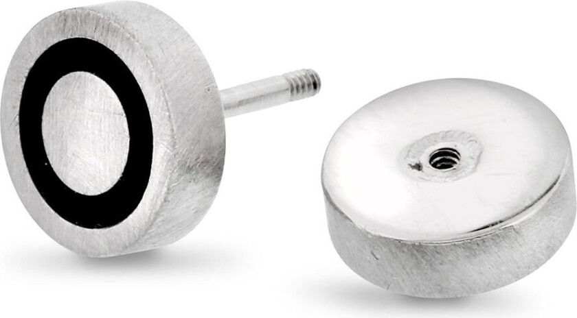 , Øredobb i stål sort