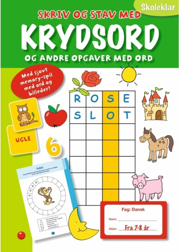 Skriv Og Stav Med Krydsord