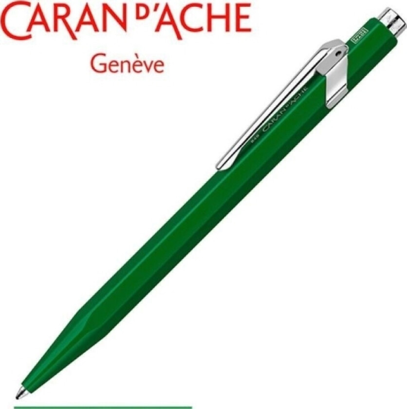 Caran D`Arche Caran D'ache 849 Classic Line Kulepenn, M, Grønn Med Grønn Refill