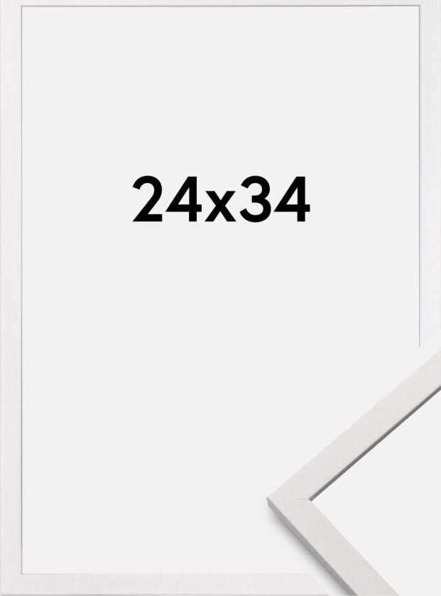 Ramme Edsbyn Hvit 24x34 Cm