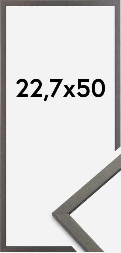 Ramme Edsbyn Grafitt 22,7x50 Cm