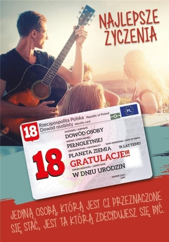 Armin Style Bursdagskort Attende Bursdagsgave-M