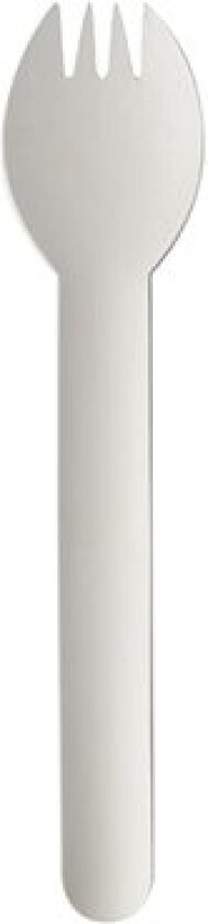 88240, Disposable Spork, Papir, Hvit, Fsc, 16 Cm, 100 Stykker