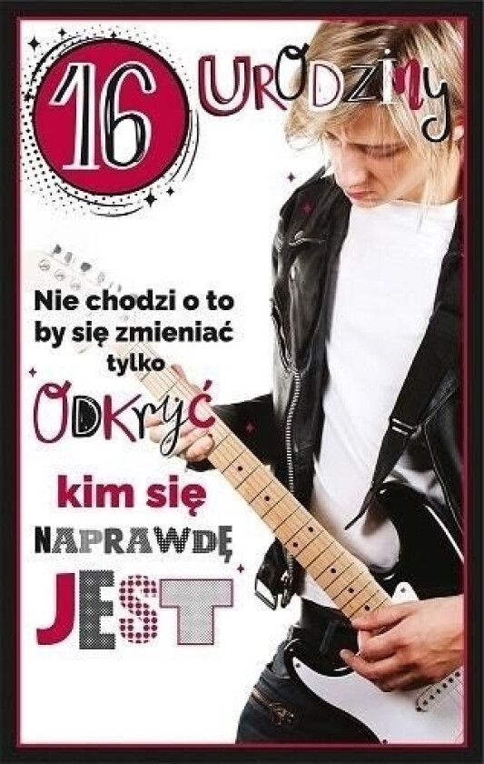 Abcard Gratulasjonskort Bursdag 16 U94