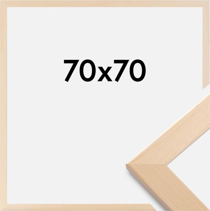 Ramme Trendline Akrylglass Natur 70x70 Cm