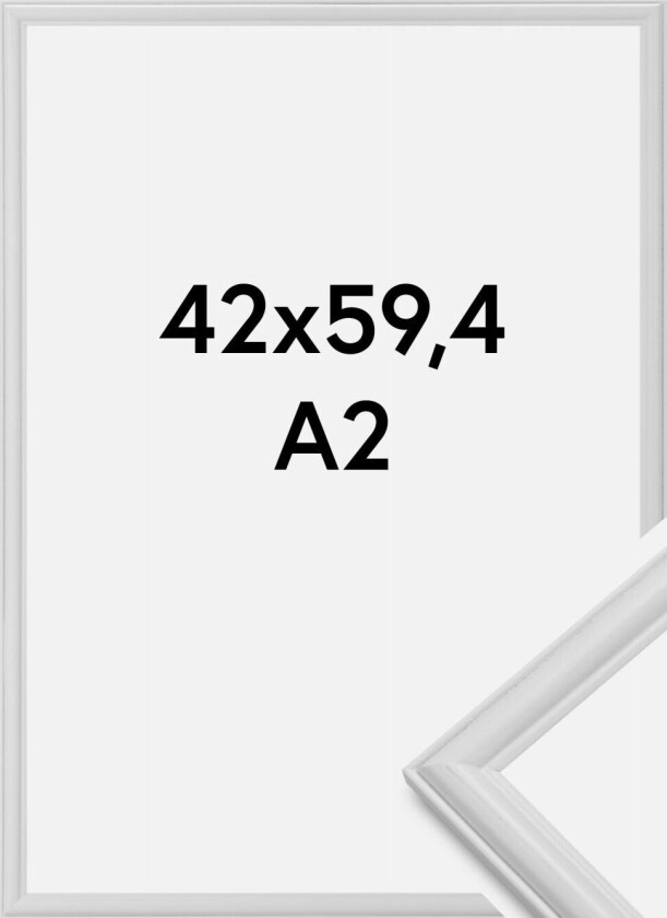 Ramme Line Hvit 42x59,4 Cm (A2)