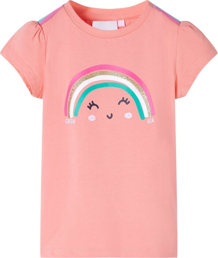T-skjorte for barn lysekorall 104