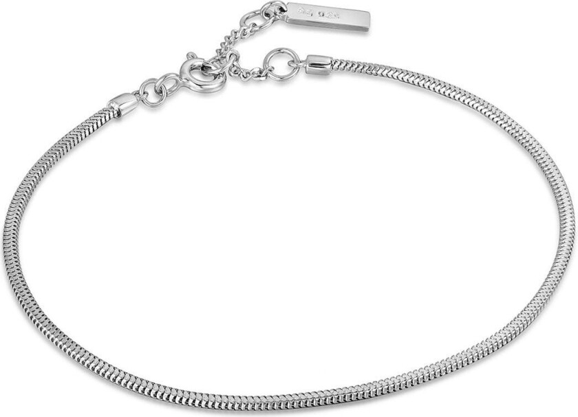 Slangearmbånd i 925 sølv