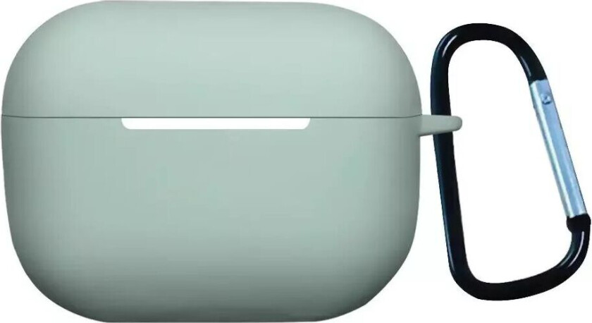 Apple Airpods Pro 2nd Gen (2022) Silikondeksel med Karabinkrok - Mintgrønn