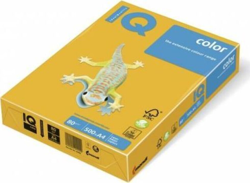 Iq Color Iq Color A4 Kopipapir 160G Solfylt 250 Ark