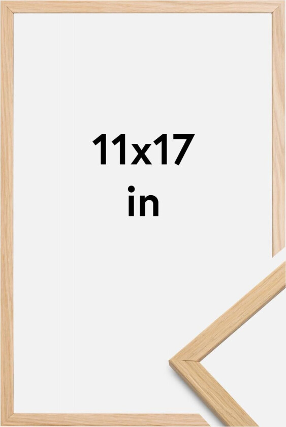 Ramme Edsbyn Akrylglass Eik 11x17 Inches (27,94x43,18 Cm)