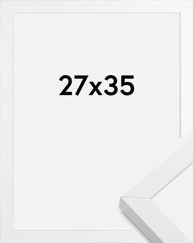 Ramme Amanda Box Hvit 27x35 Cm