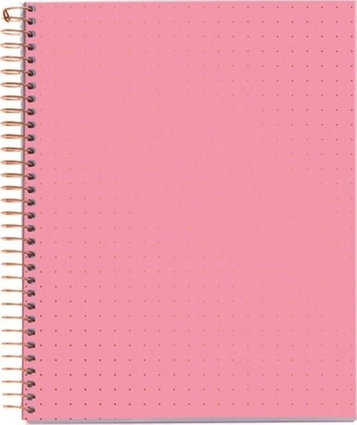 Notatbok Nb-4, A5, Firkantet, 120 Sider, Rosa Bella Hage