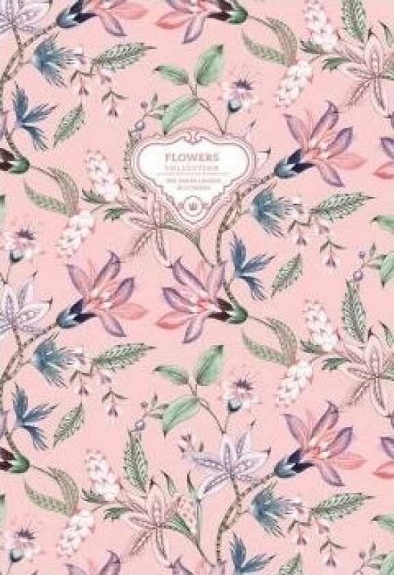 Frisk Dekorativ Notatbok 143X210/96K Blomsterlinje