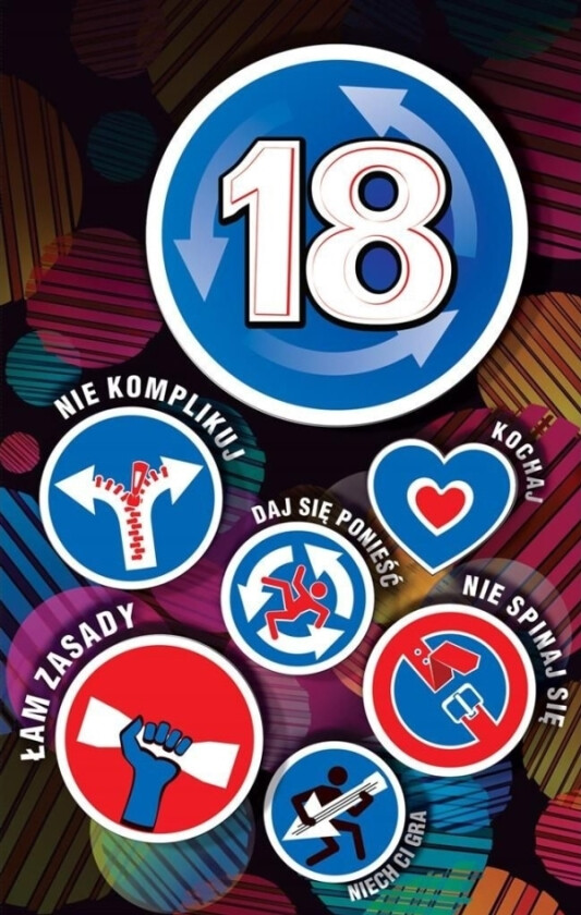 Ab-Kort Gratulasjonskort Bursdag 18 Us07