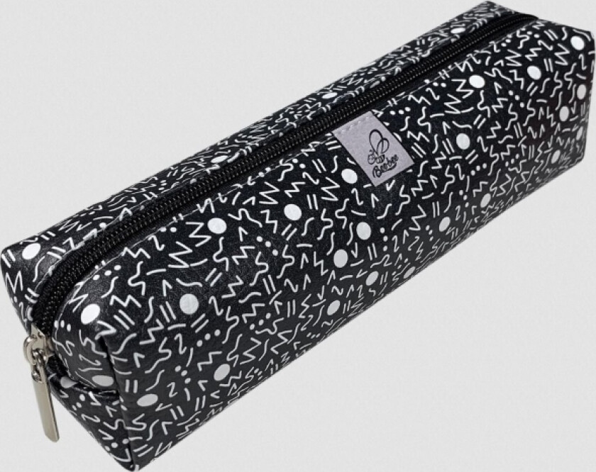 Bee-Bee Pencil Case Rectangle Pencil Case Bw Pattern