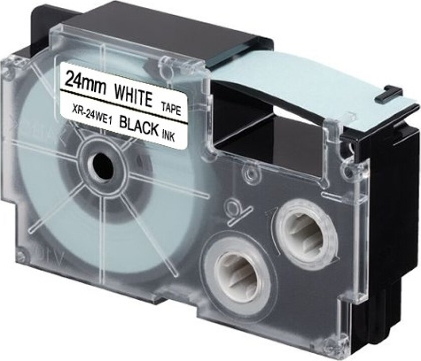 Xr-24We1 - Selv-Adhesiv - Svart På Hvitt - Rull (2,4 Cm X 8 M) 1 Kassett(Er) Merketape - For Disc Title Printer Cw-L300 Kl 8100, 8200