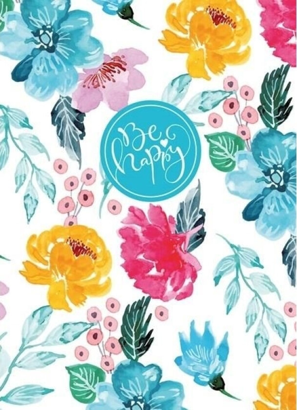 Frisk Dekorativ Notatbok 145X197/160K Rutenett Tw Flowers