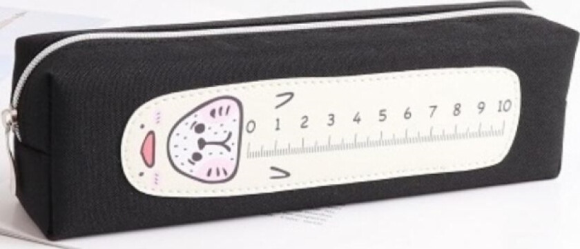 Pencil Case Fresh Pencil Case Small Tube Cat Beige Line Fresh