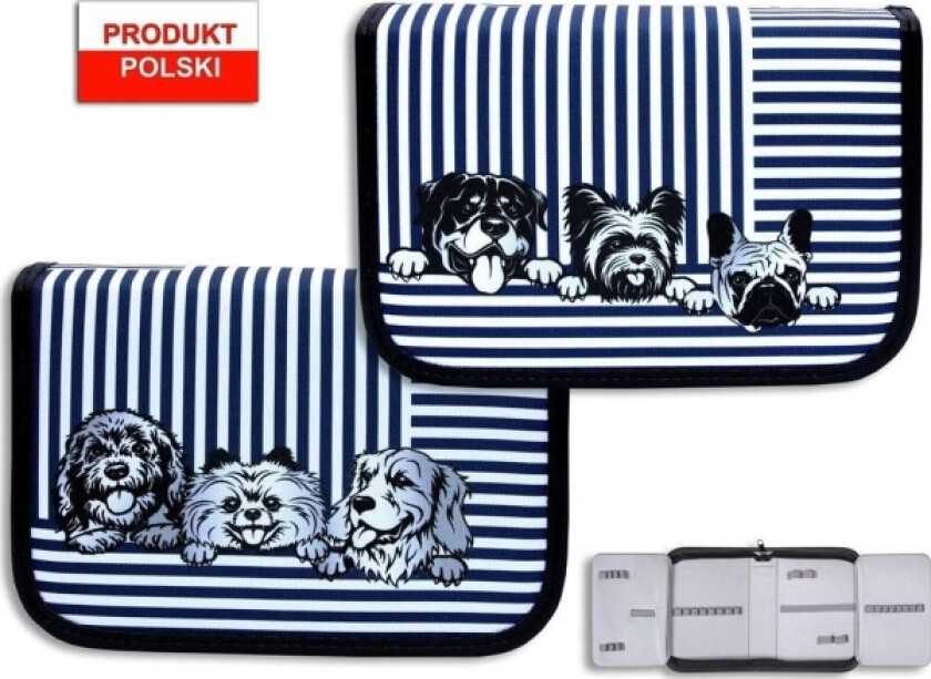 Warta Pencil Case School Pencil Case War-1181 Dogs Warta