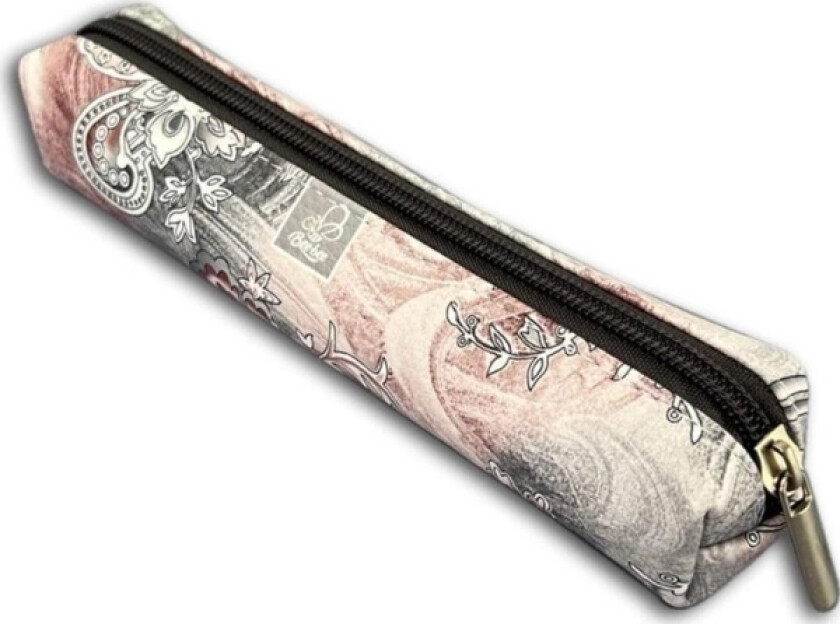 Bee-Bee Pennal Mini Rektangel Paisley Pennal, Grå