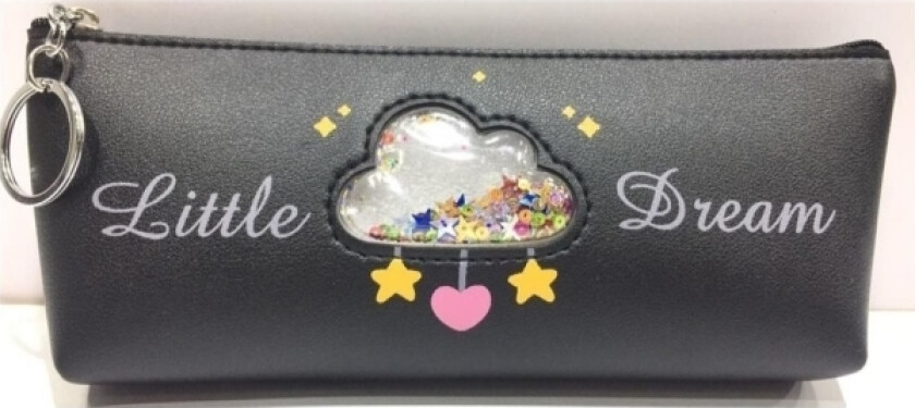 Pencil Case Fresh Pencil Case Saszetka Chmurka Little Dream Black
