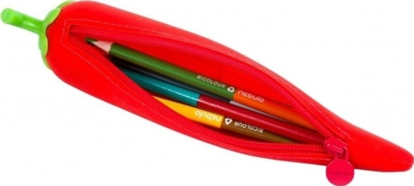 Pencil Case Chili-Shaped Silicone Pencil Case