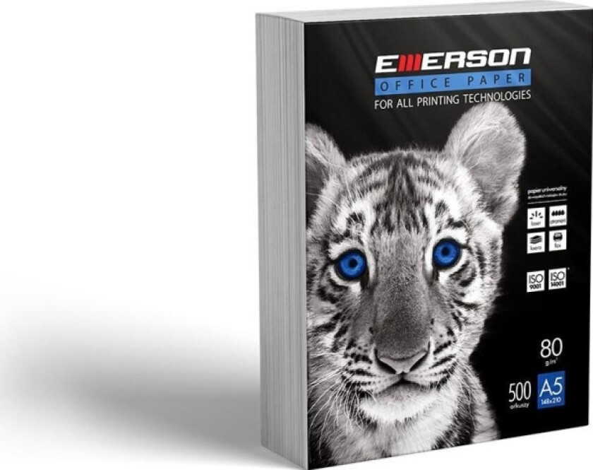 Emerson Tiger Kopipapir 80G 500 Ark A5