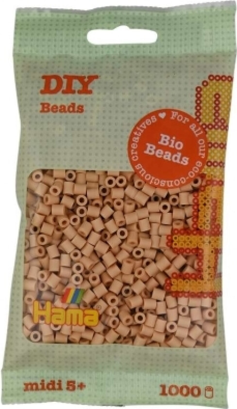 Hama Bio Midi Perler 1000Stk Beige