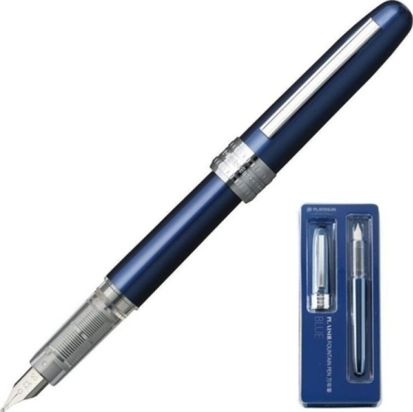 Platina Plaisir Blå Fyllepenn