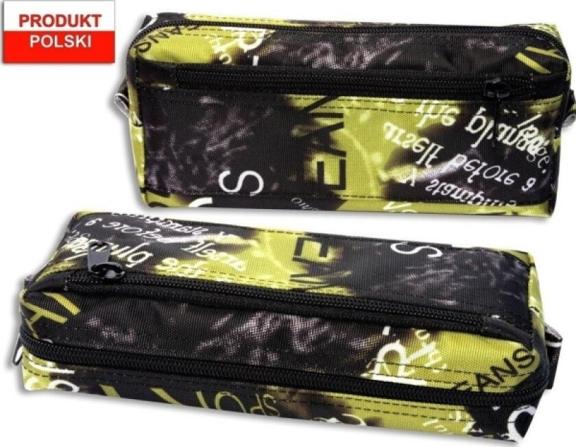 Warta Pennal Skolepenal War-1265 Sort Og Grønn Warta