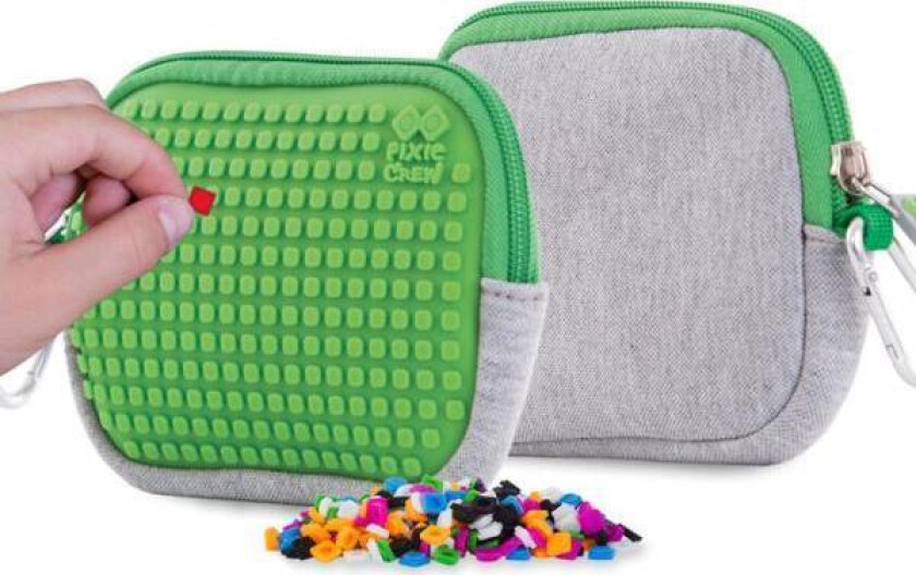 Cass Film Pennal Glidelåspose Med Grønt Panel