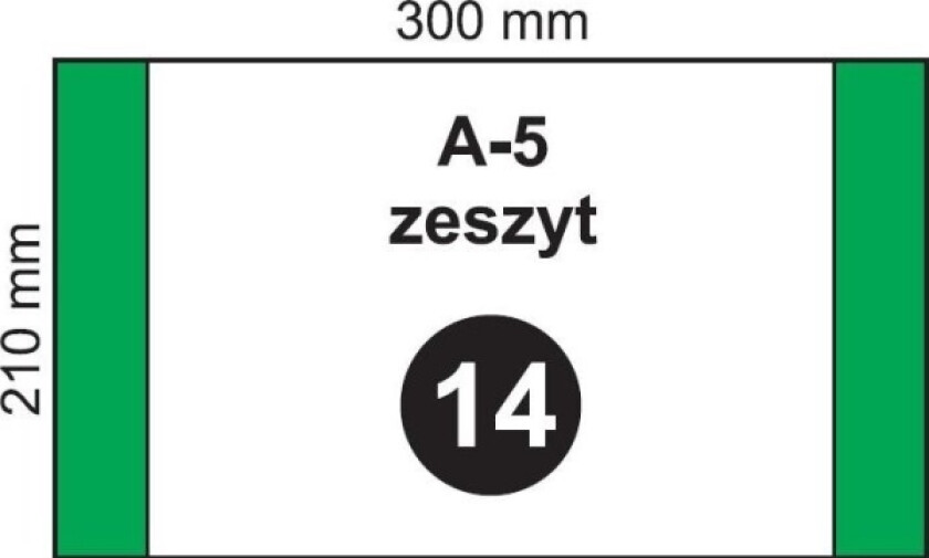 Cover For A5 Notatbok Nr. 14 (20 Stk)