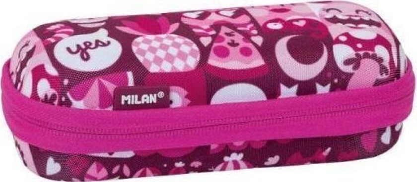Pencil Case Oval Stiffened Pencil Case Hey Girl Pink 081145Hyp